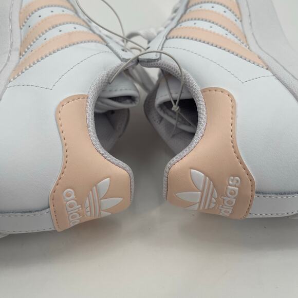 ADIDAS Superstar XLG Sneakers Size 7 Shoes White Peach NWT/No Box Womens Lace Up - Picture 5 of 16